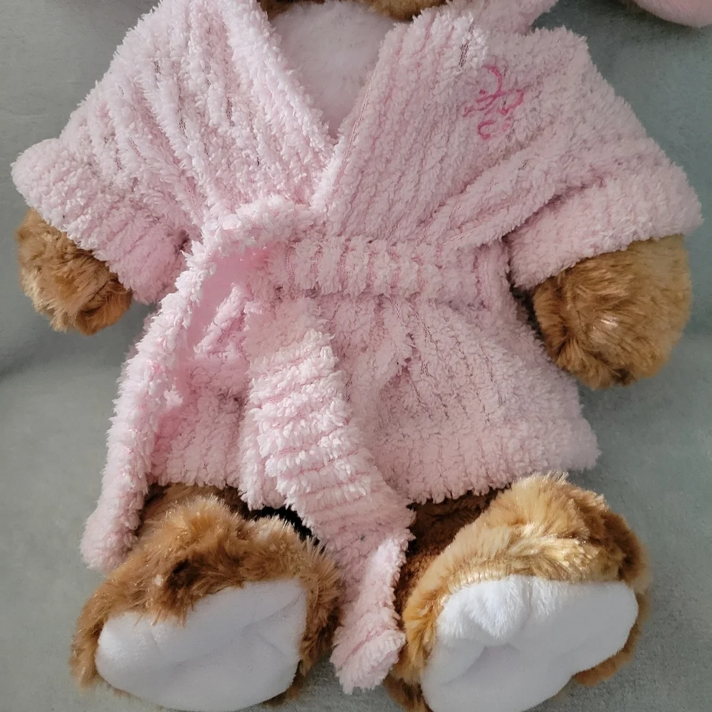Build a Bear Workshop Pawlette Bunny Rabbit Tan Brown 15" Stuffed Animal Plush - Picture 3 of 7